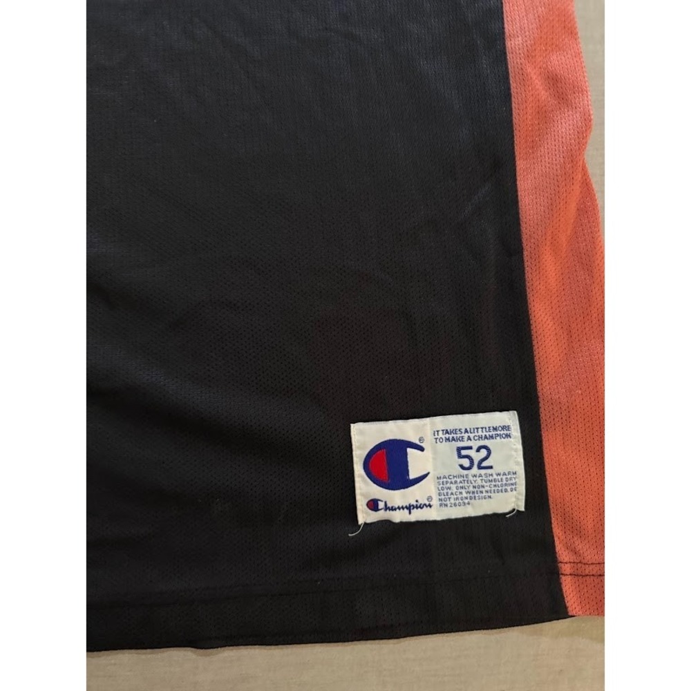 Vintage Utah Jazz #1 Champion NBA Jersey 52 Mens 2XL Black Sleeveless. - Picture 4 of 12
